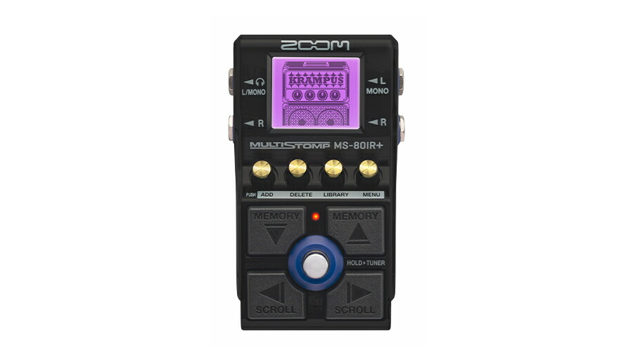 【美品+オマケ付】zoom ms60b+ ズームマルチエフェクター ZOOM MS-60B+ MultiStomp ストンプボックス マルチエフェクター アンプ
