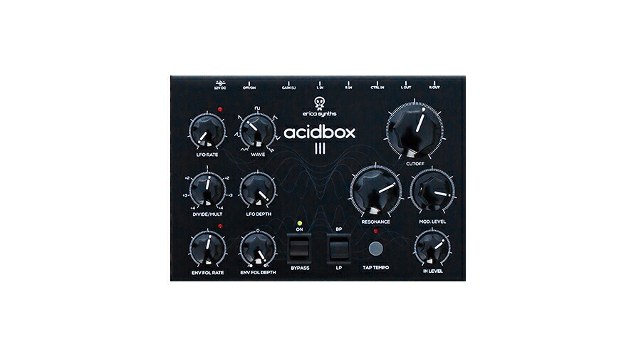 Erica Synths Acid Box III【ステレオ・フィルターボックス】【エフェクト / フィルター】|Rock oN Line 店