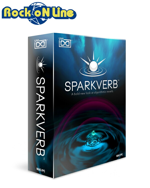 UVI Sparkverb 1.5【在庫限り特価！】【※シリアルPDFメール納品】【DTM】【エフェクトプラグイン】