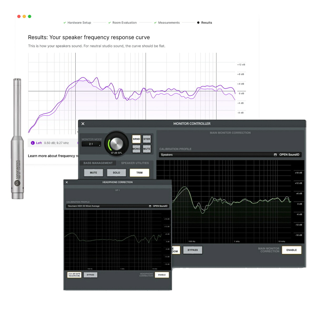 Sonarworks Apollo Monitor Correction Add-on with SoundID Reference for Speakers & Headphones with Microphone|Rock oN Line 店