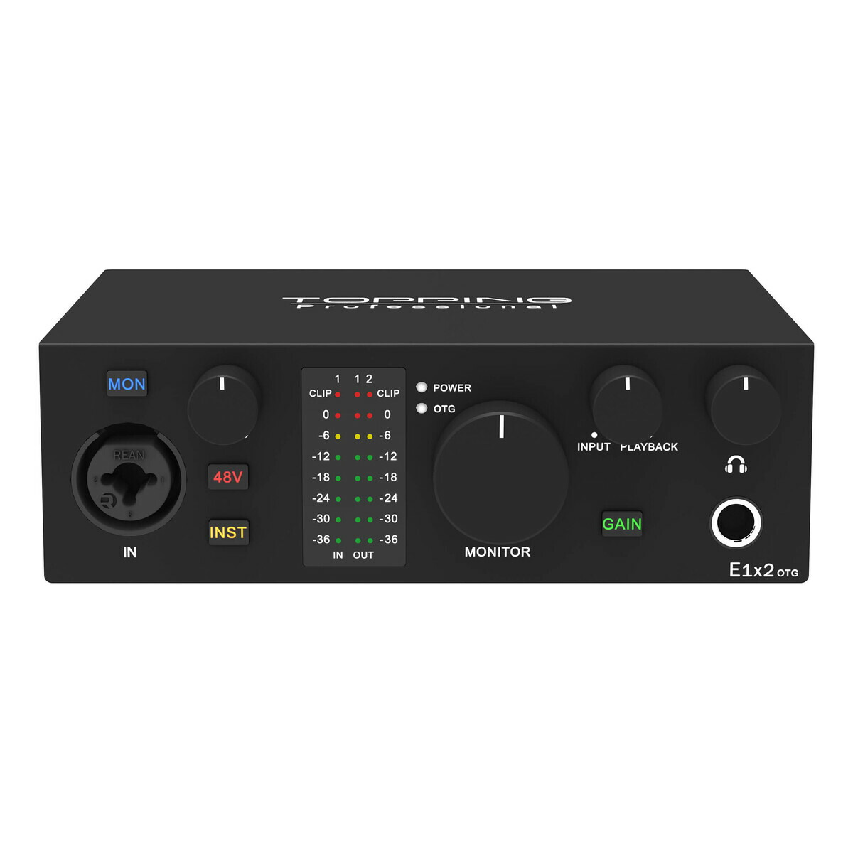 【美品】Topping E2x2 OTG Black TOPPING E2X2 OTG USB Audio Interface