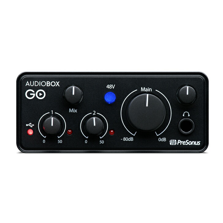 PreSonus AudioBox GO【DTM】【オーディオインターフェイス】【プリソーナス】 PreSonus AudioBox GO【DTM】【オーディオインターフェイス】【プリソーナス】