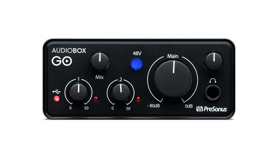 PreSonusAudioBoxGO【2月18日発売予定、ご予約受付中!】【DTM】【オーディオインターフェイス】【プリソーナス】