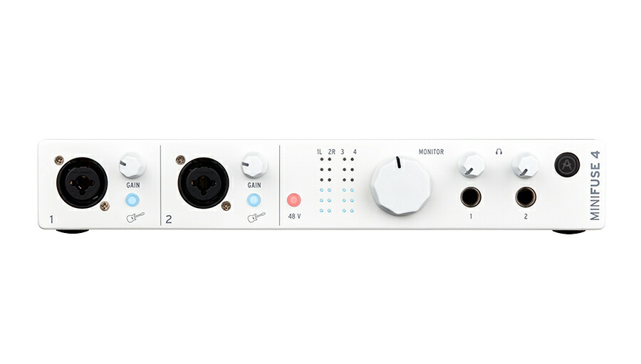 ARTURIA MINIFUSE 2 ホワイト オーディオインターフェイス ARTURIA MINIFUSE 2 (ホワイト) オーディオインターフェイス 2