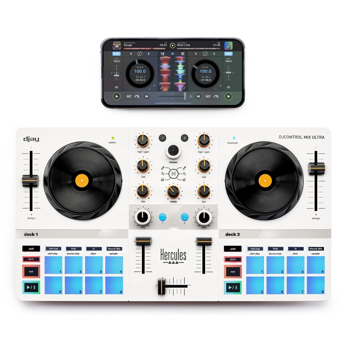 そーくんページ　ハーキュリーズDJ Control MIX HERCULES DJControl Mix djay用 DJコントローラーハーキュリーズ