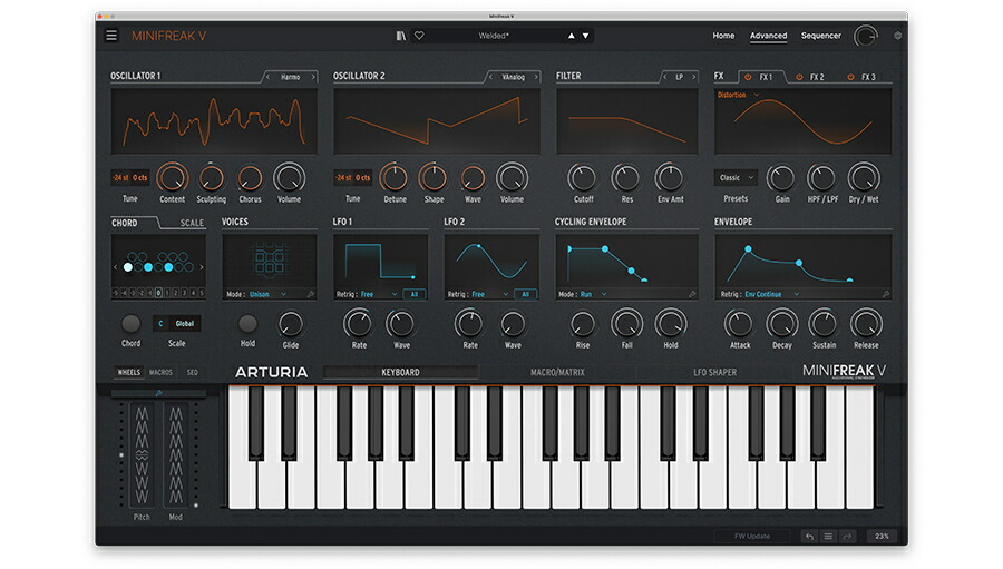 Arturia(アートリア) MINIFREAK V【※シリアルPDFメール納品】