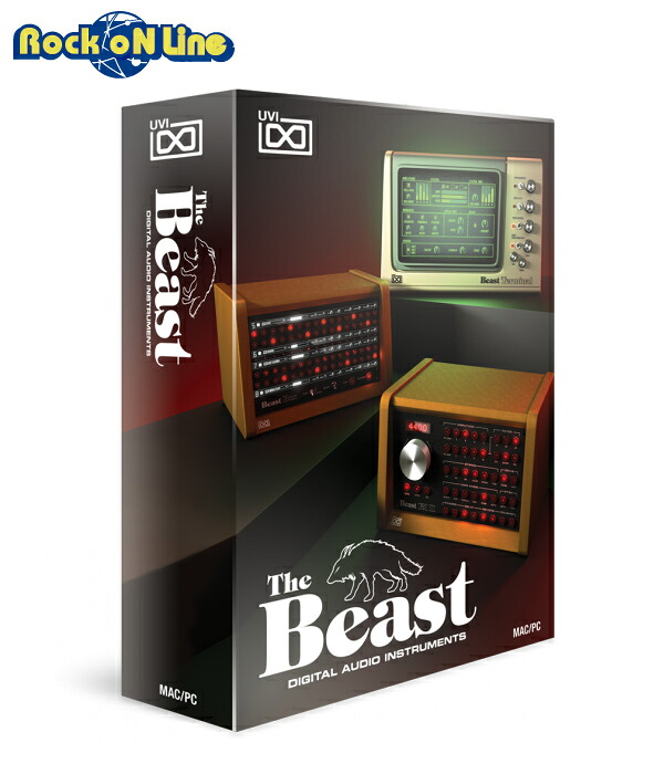 UVI The Beast【※シリアルPDFメール納品】【DTM】【シンセサイザー】|Rock oN Line 店