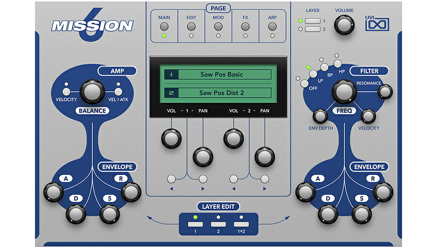 UVI Mission 6【※シリアルPDFメール納品】【DTM】【ソフトシンセ】|Rock oN Line 店