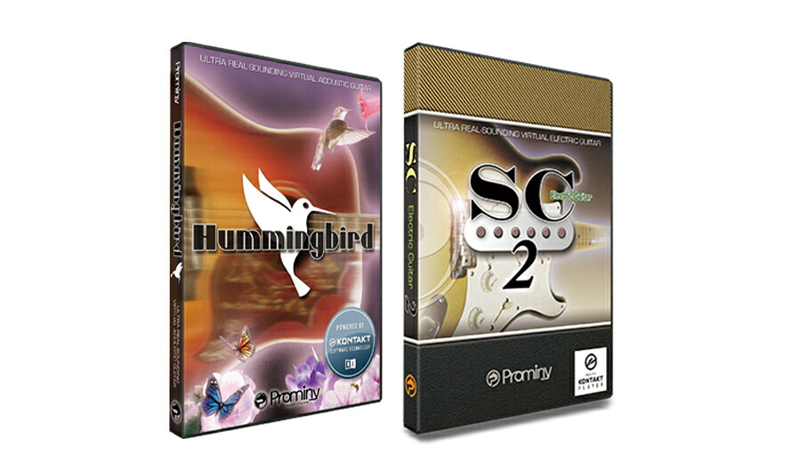 Prominy(プロミニー) SC2 & Hummingbird スペシャル・バンドル パッケージ版【DTM】【ソフトシンセ】【ギター音源】｜Rock oN Line 店