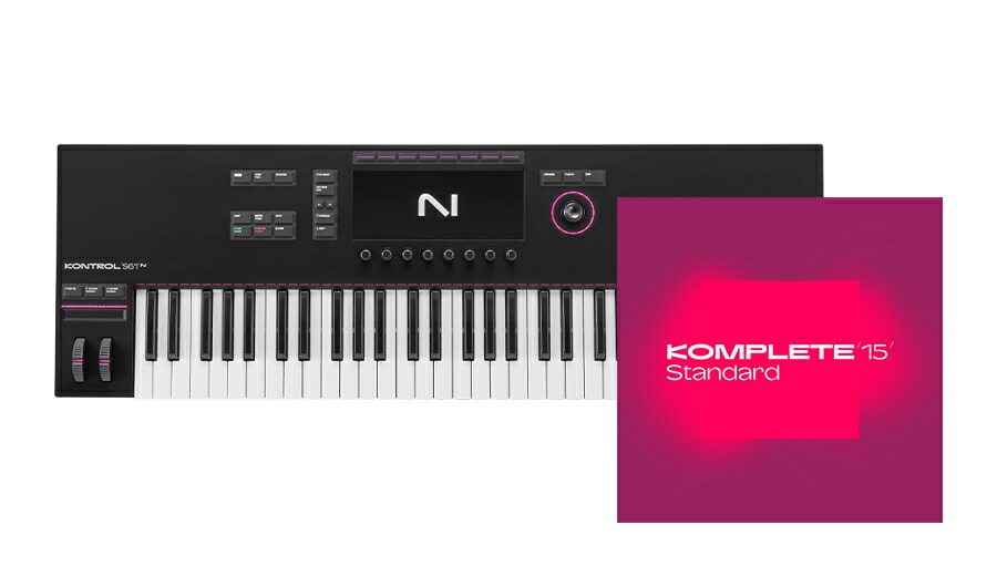 KOMPLETE キーボード KONTROL A61 Native Instruments (NI) KOMPLETE KONTROL A61 MIDIキーボード