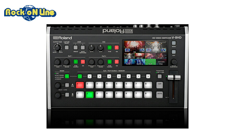 a*h様 【Roland V-8HD】フルHD ビデオスイッチャー Roland Pro A/V - V-8HD | HD Video Switcher