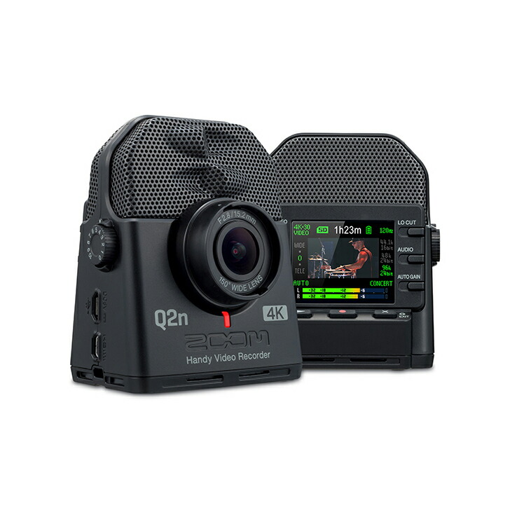 楽天市場】ZOOM Handy Recorder Q2n-4K ハンディビデオレコーダー