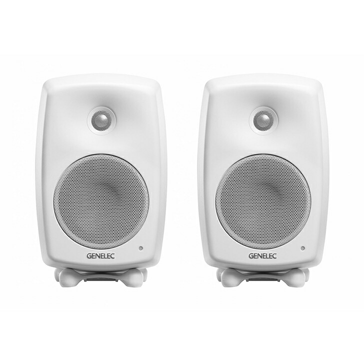 超美品 GENELEC G1 G-One ホワイト 8010 モニタースピーカー G One - ジェネレックジャパン