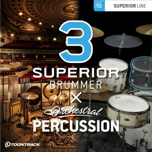 【D2R】TOONTRACK SUPERIOR DRUMMER 3 ORCHESTRAL EDITION【※シリアルPDFメール納品】｜Rock oN Line 店