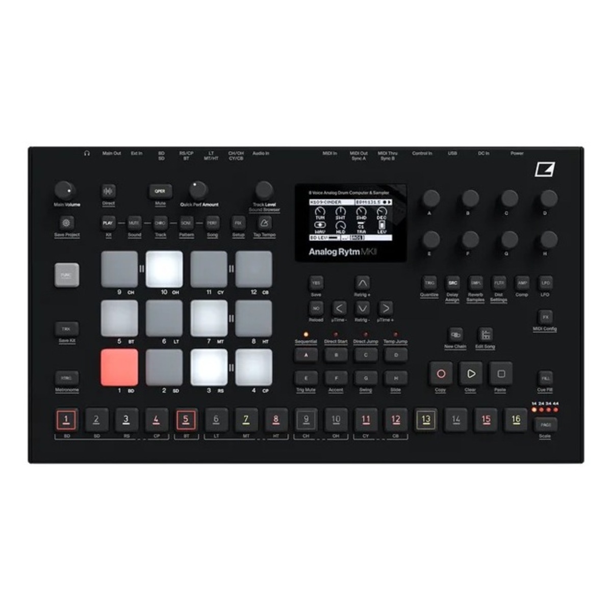 ELEKTRON Analog Rytm MKII【ドラムマシン＆サンプラー】【エレクトロン】