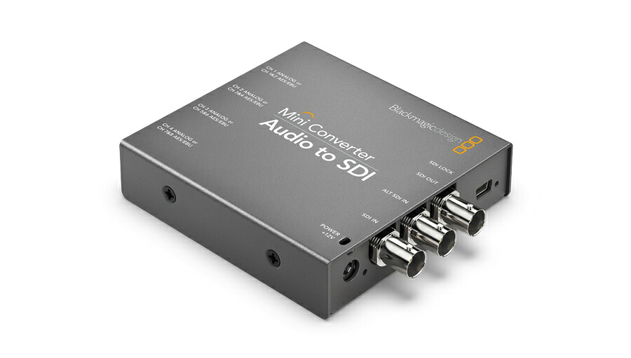 Blackmagic Design Mini Converter - Audio to SDI 2【ビデオ入出力・コンバーター】 27,725円