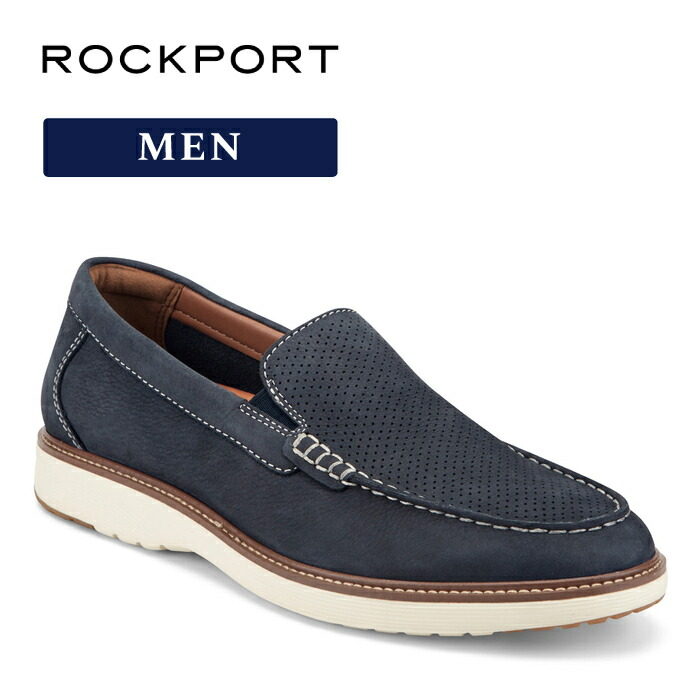 2BUY10%FF【公式】ロックポート メンズ CRAVEN CRAVEN／クレイヴン ローファー RMF-B26S14W ニュードレスブルース 靴幅： W｜ROCKPORT公式 店 12,540円