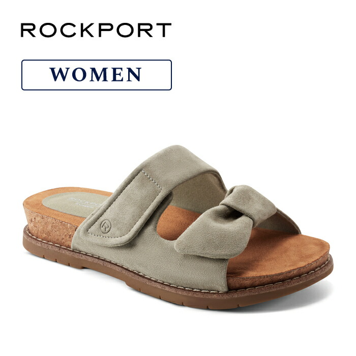 開店1周年記念10％OFF＜4/11開始＞【公式】ロックポート ROCKPORT レディース ZOVA ゾーヴァ スライドサンダル RMF-S25S41M スパニッシュ モス 靴幅： M