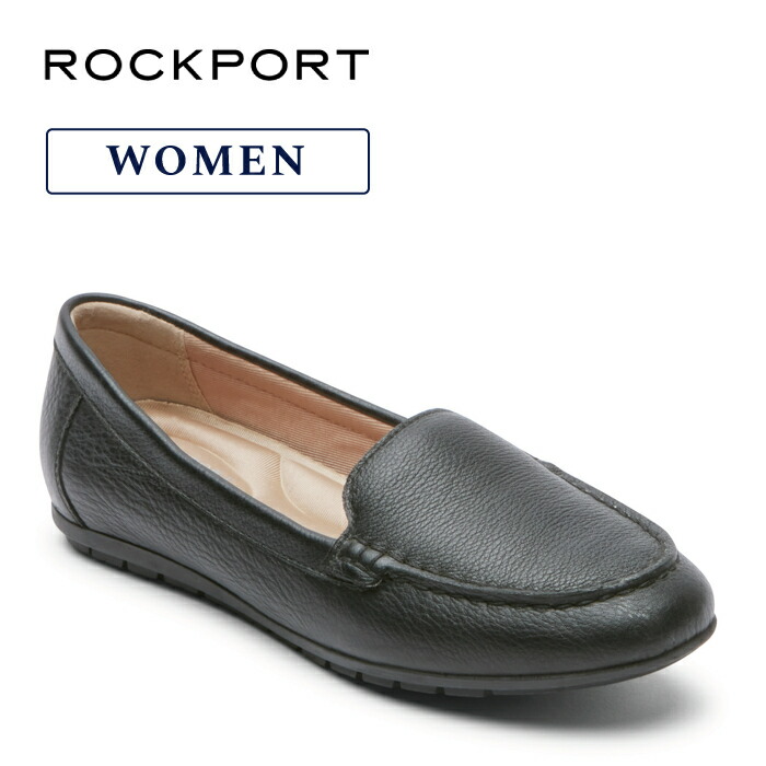 開店1周年記念10％OFF＜4/11-17＞【公式】ロックポート ROCKPORT レディース DEMISA II PLAIN MOC デミサ ツー プレーン モック RPI-CJ1387M ブラック2 靴幅： M