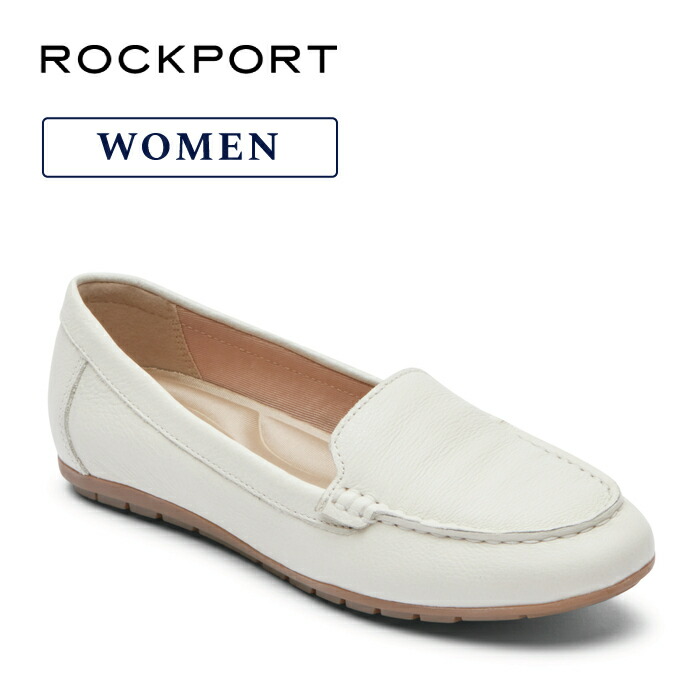 開店1周年記念10％OFF＜4/11-17＞【公式】ロックポート ROCKPORT レディース DEMISA II PLAIN MOC デミサ ツー プレーン モック RPI-CJ1388M クリーム2 靴幅： M