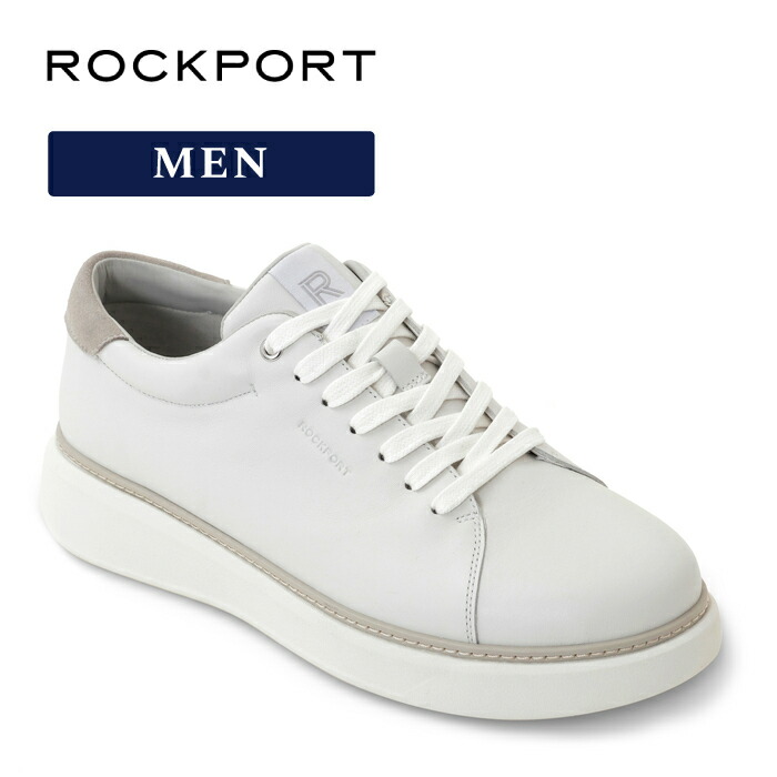 2BUY10%FF【公式】ロックポート ROCKPORT メンズ QUINCY URBAN COURT クインシー アーバン コート スニーカー RPL-ML0070M ホワイト 靴幅： M｜ROCKPORT公式 店