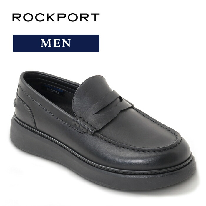 2BUY10%FF【公式】ロックポート ROCKPORT メンズ QUINCY URBAN LOAFER クインシー アーバン　ローファー RPL-ML0072M ブラック 靴幅： M｜ROCKPORT公式 店
