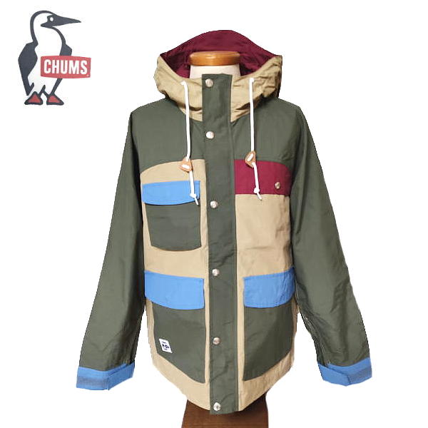 【SALE・セール】 チャムス CHUMS マウンテンパーカー メンズ キャンピングパーカー ジャケット アウター CH04-1410-グレイジー