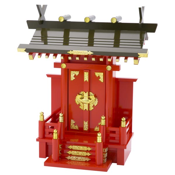 国産神棚 稲荷一社神棚 雅 日本製 稲荷神明 【送料無料】【送料無料ライン/39ショップ】