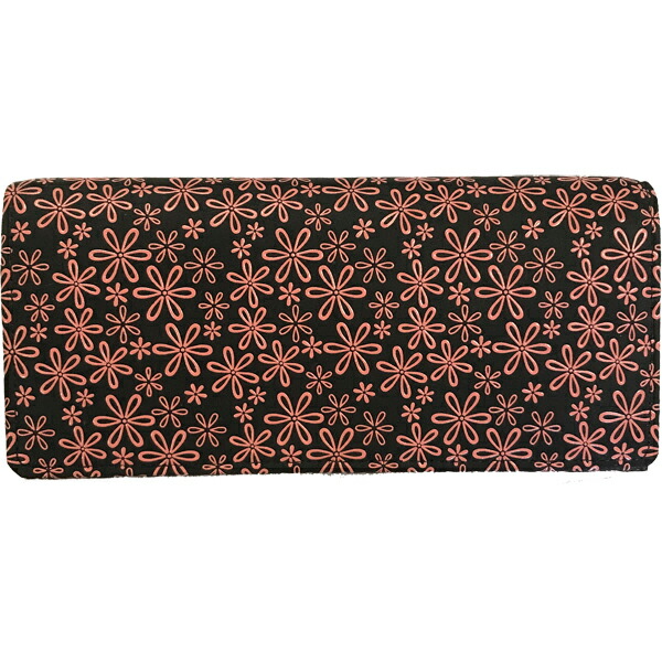 新品 INDEN-YA 印傳屋 本革 レザー 甲州印伝 花唐草 長財布 黒 鹿 印傳屋 印伝 長財布 束入 2306 黒地鹿革 黒漆 花唐草柄 爆買