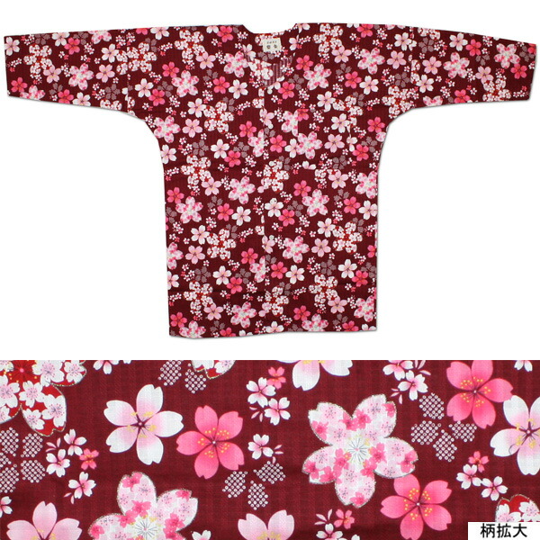 ♡定価8万！桜と市松模様の単衣お襦袢♡ 日本限定 ♡定価8万！桜と市松模様の単衣お襦袢♡ 着物・浴衣