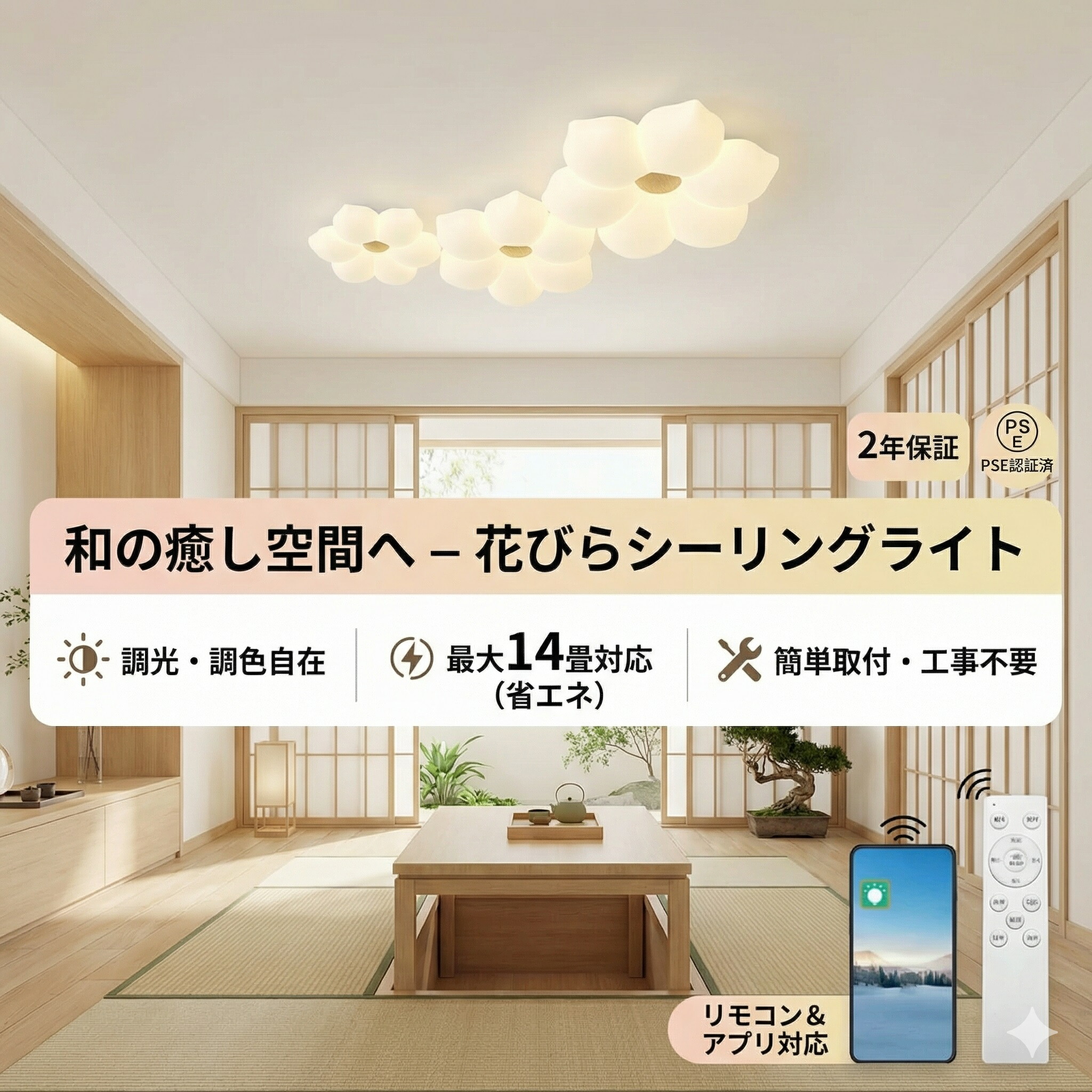 【2年引き受ける】最高限度ともし火 今めかしい お花 好いたらしい リビング LED 臥し所 子供部屋 北欧 ルーラル地域 民宿 6畳 8畳 10畳 12畳 14畳 調光調色 遠隔操作 灯し火 照明装置 癒し 肌理 上昇限度照明装置 スマホ 室内装飾照明装置 間接的な行動照明装置 末たのもしい 省エネ シャンデリヤともし火 御花