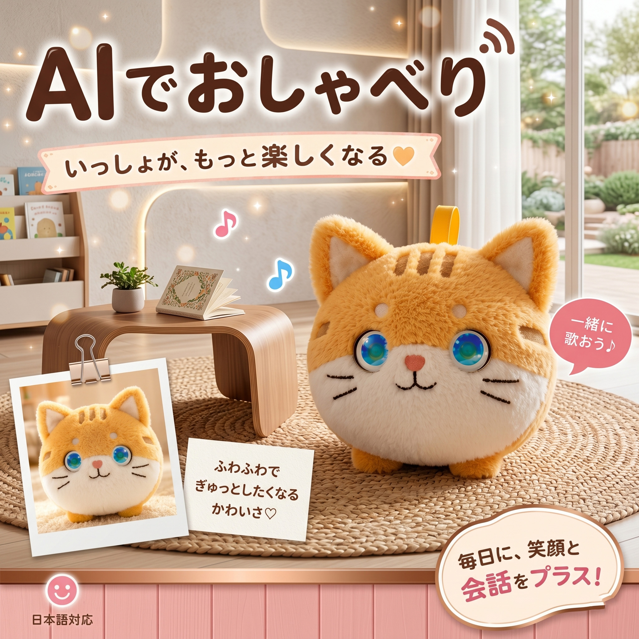 【最新 AIペット】【月額無料★2026最新款】AIロボット AIペット 電子ペット しゃべる ぬいぐるみ おもちゃ 知育玩具 英語 学習 癒しグッズ プレゼント 子供 誕生日 クリスマス ChatGPT対応 スマホ連動 手のひらサイズ 次世代AIペット しゃべる 66言語対応 一人暮ら｜rocococloset 9,475円