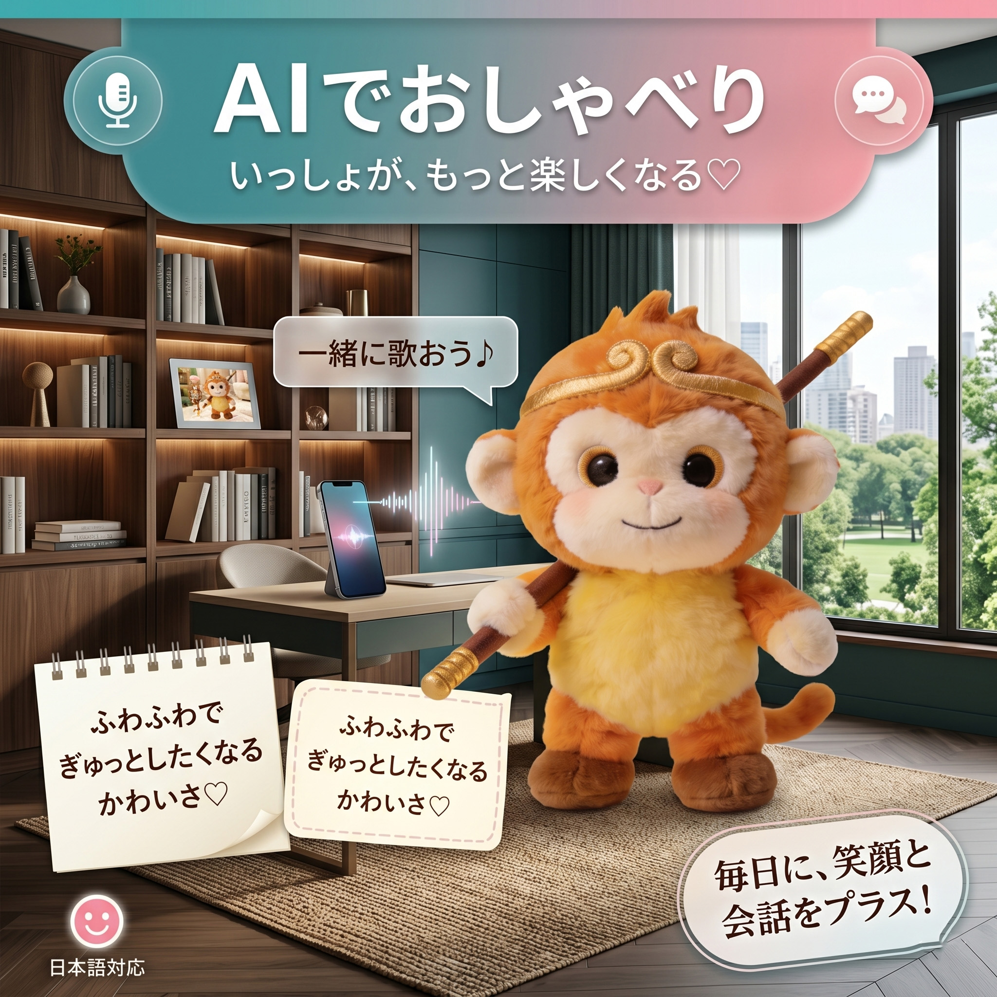【最新 人工知能学愛玩動物】【月額無料★2026最新款】人工知能学自動人形 人工知能学愛玩動物 陰電子愛玩動物 しゃべる ぬいぐるみ 遊び道具 知育遊び道具 英語 学び取る 癒しグッズ 差し上げ物 赤ちゃん 生まれ落ちる日 クリスマス ChatGPT相応う スマホ連絡 手のうち大きさ 次世代人工知能学愛玩動物 しゃべる 66言葉づかい相応う  一人暮ら