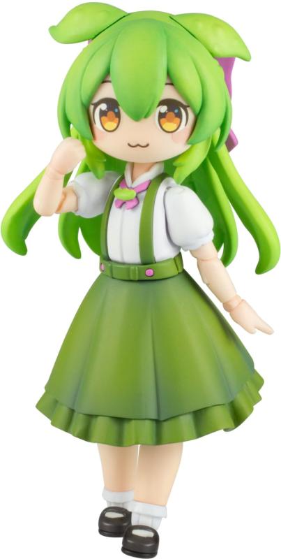 ピーエムオフィスエー プラフィア お嬢様ずんだもん 全高約104mm 1/12スケール 色分け済みプラモデル 組立キット PP244