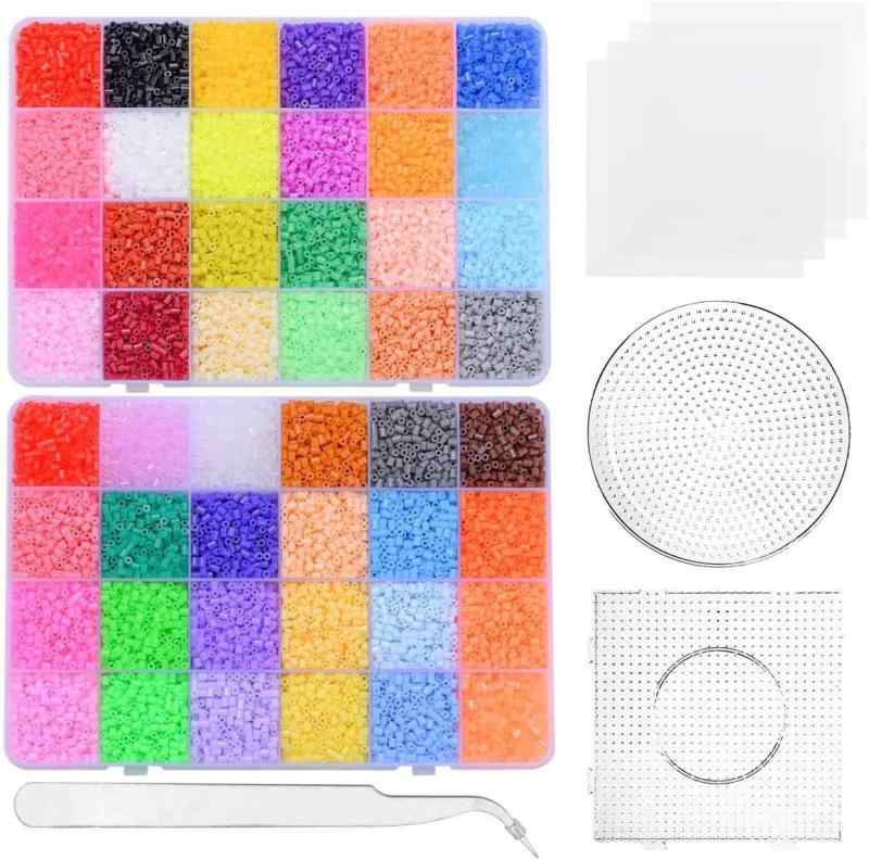 楽天市場】アイロンビーズ 48色 ホットビーズ 約26000粒 2.6mm