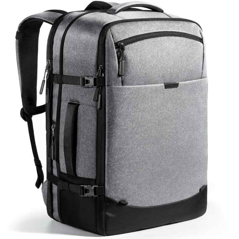 [Inateck] 17-46.2Lトラベルバックパック 拡張可能 機内持ち込み手荷物