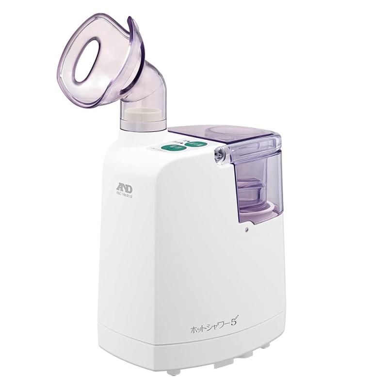 A&D 超音波式 温熱 ミスト 吸入器 家庭用 鼻 喉ケア 生理食塩水 使用可能 UN-135ECO
