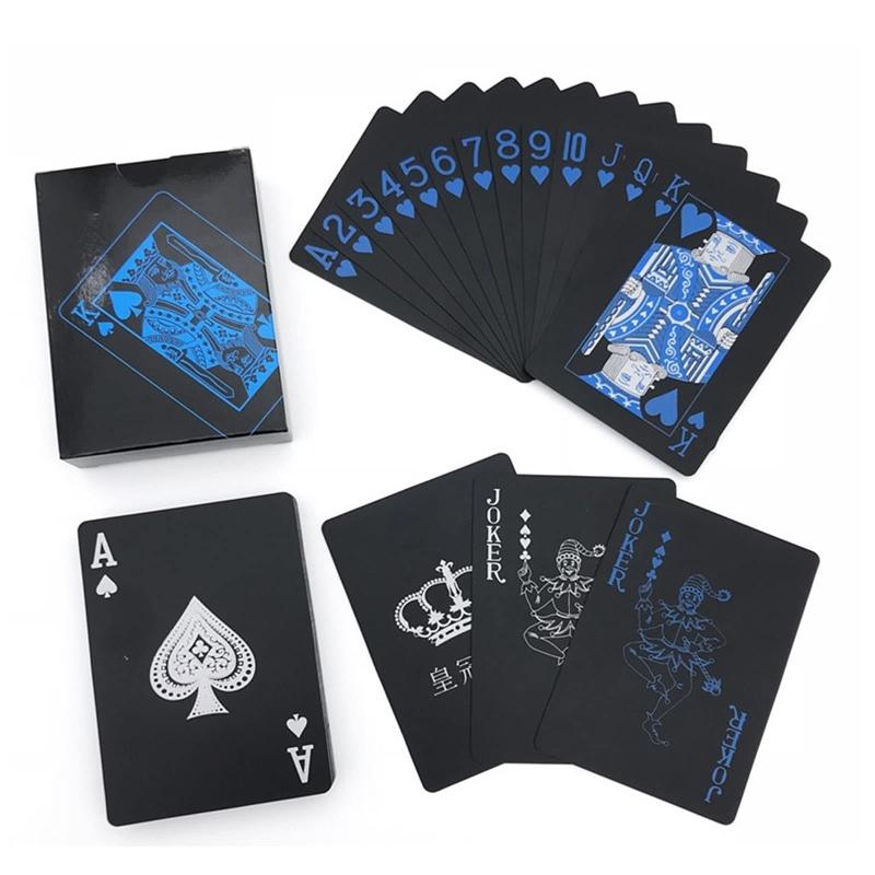 楽天市場】Joyoldelf トランプ プラスチック 54枚入り ブラック 防水