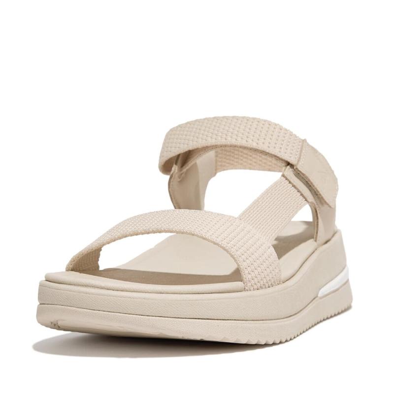 fitflop(フィットフロップ) レディース SURFF TWO-TONE WEBBING/LEATHER BACK-STRAP SANDALSサンダル