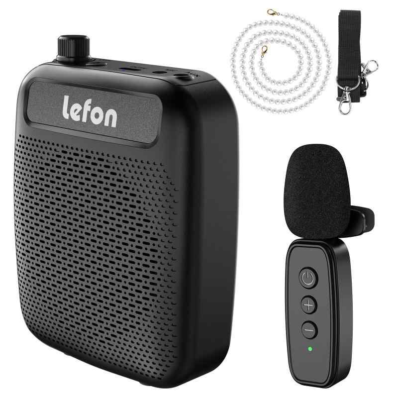 Lefon 無線電話拡声器 無線電話拡声器 メガホン DSP取り合わせ ハウリング打つ手 携帯型拡声器 ハンズフリー 出来事、話し合い、形づくる 店先売りわたすなどに至適