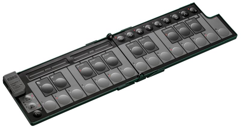 KORG(コルグ) MIDIキーボードnanoKEY Fold 25鍵盤/コンパクト/コントローラー/DTM/USB/パスパワー/プラグイン付属