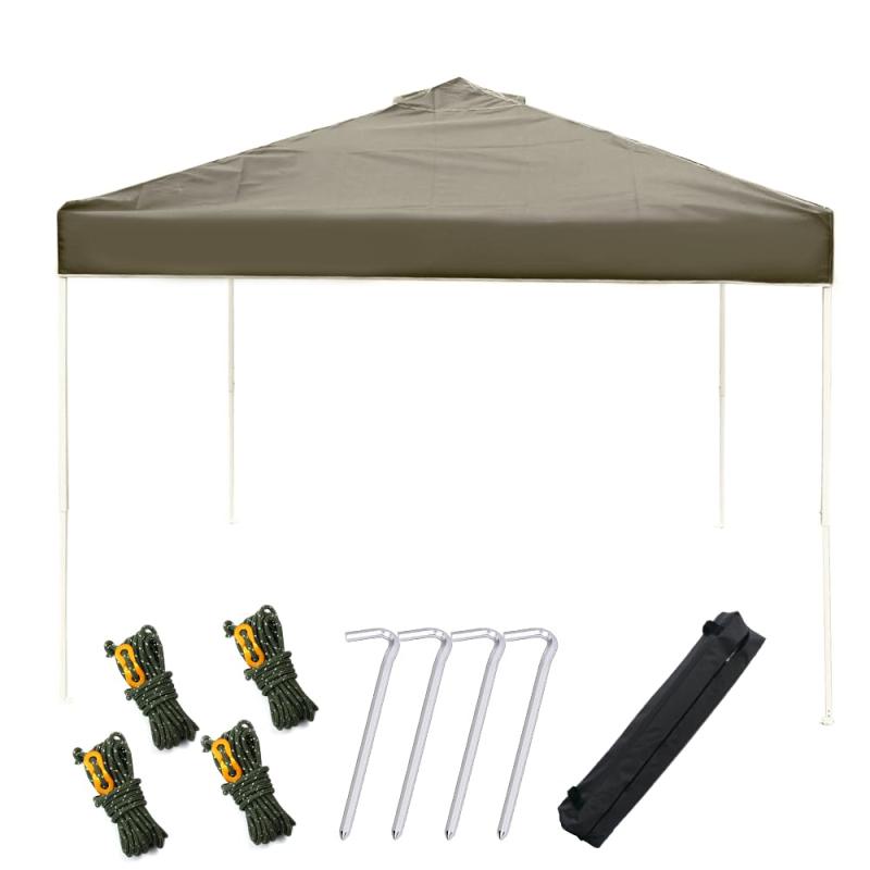 zmayastar ワンタッチタープテント 大型円蓋 タープテント 3m×3m 5-6人用 精神的な統合飾り気の無い 日よけ 日おおい 暑さ打つ手 円蓋 耐水圧生地 遮光 三座標軸合わせる 納める袋付 防災 競技大会 でき事 アウトドア