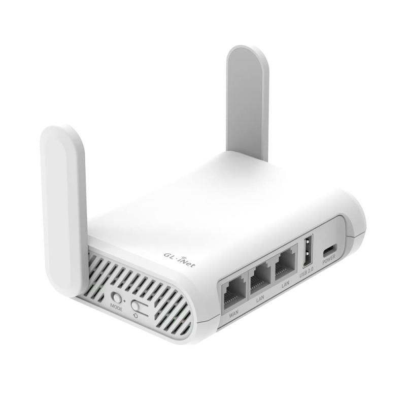 GL.iNet GL-SFT1200 (Opal) トラベル VPN ルーター ワイヤレス セキュリティ ギガビット 無線LAN AC1200 300Mbps (2.4GHz) + 867Mbps (5GHz) Wi-Fi Gigaポート ポケットサイズ