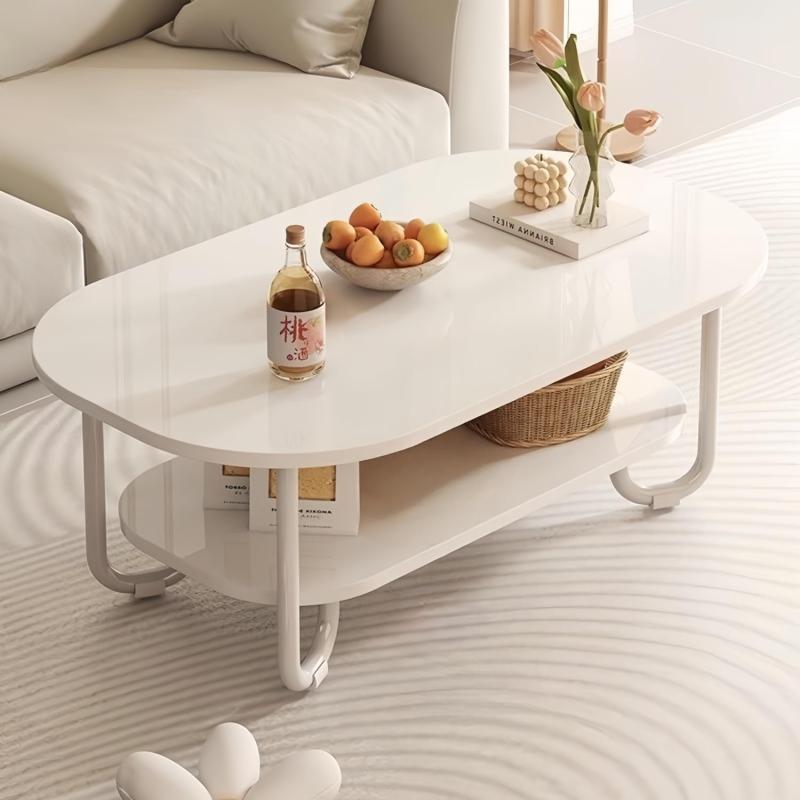 楽天市場】WoRefCra ローテーブル センターテーブル 幅80cm 楕円形