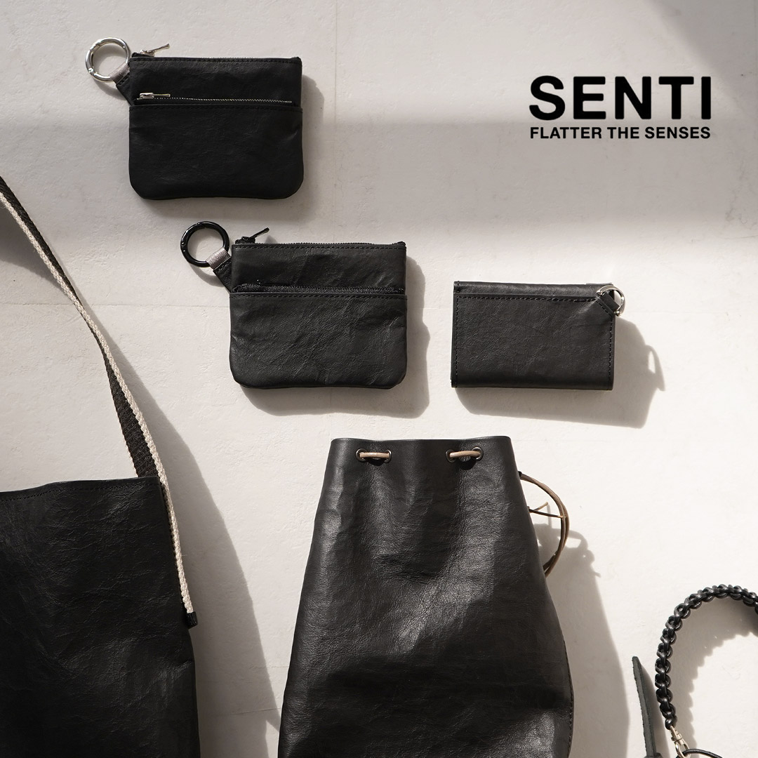 SENTI（センティ） ダイニーマレザー トリフォールド スリム