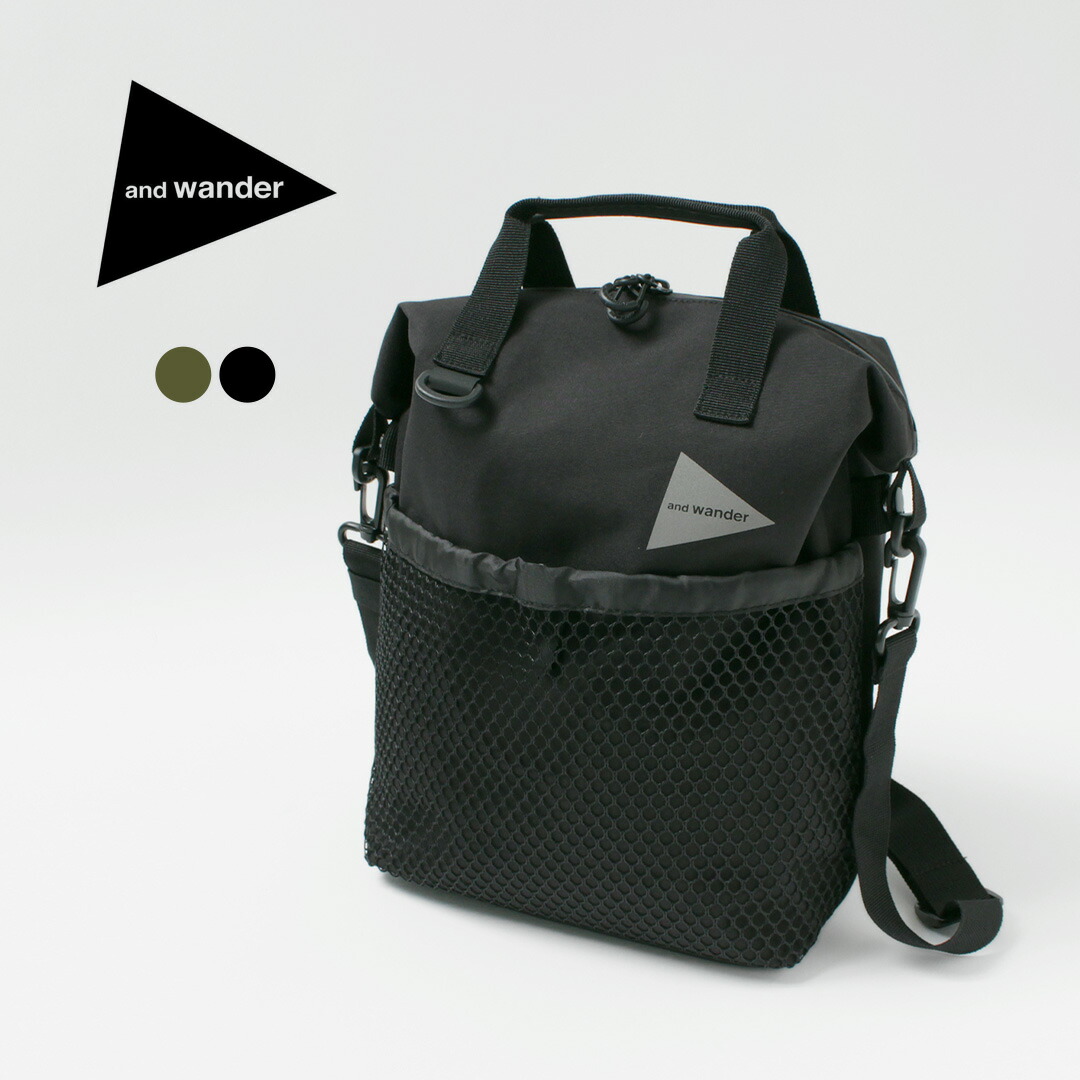 AND WANDER（アンドワンダー） PE/CO 2way バッグ / ショルダー ハンドバッグ 鞄 防水 2WAY A4 レジャー アウトドア PE/CO 2way bag