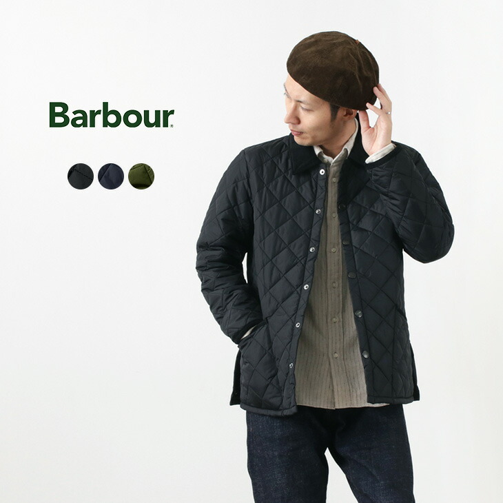 楽天市場 バブアー Barbour キルティング ジャケット メンズアウター Powell パウエル 男性用 キルトmqu0281 ブルゾン ナイロン クラシカル イータイムスプラス