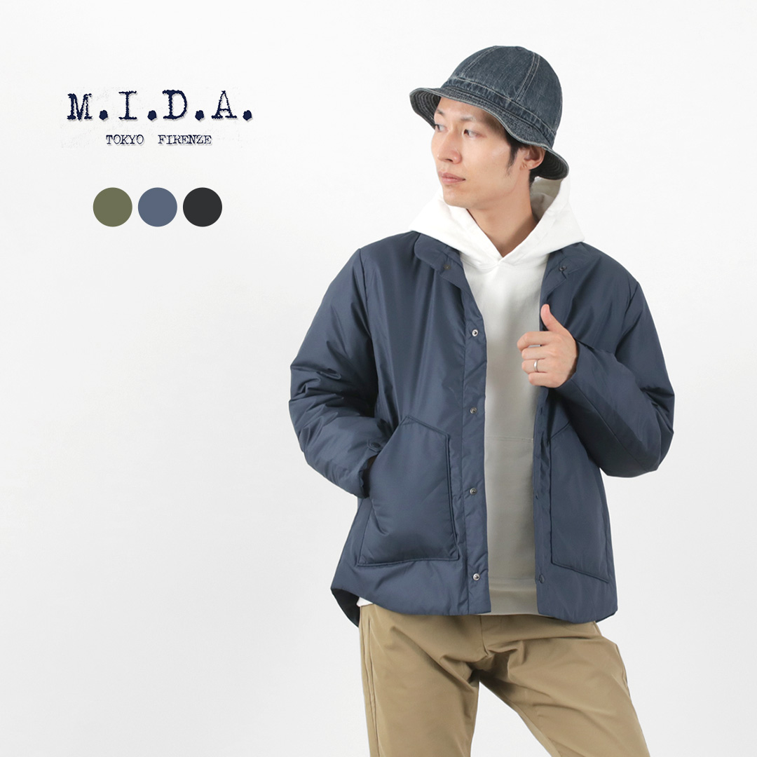 新品 定価5.4万 M.I.D.A.(ミダ) ダウンブルゾン - abilix.pl