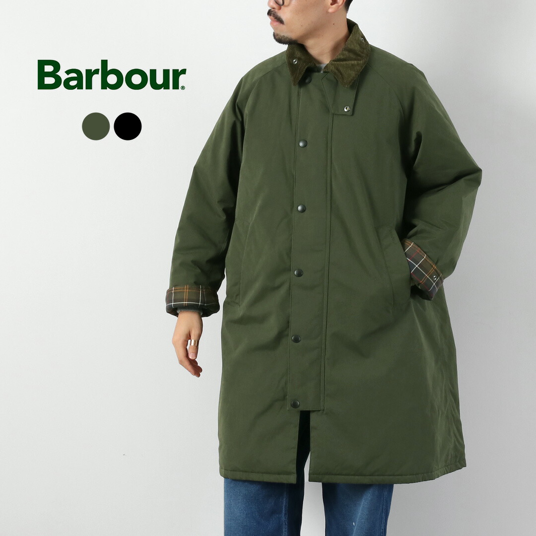 BARBOUR(バブアー) エクスモア パデッド コート / メンズ アウター ロング 中綿 ノンオイル EXMOOR PADDED CASUAL COAT|ROCOCO attractive clothing