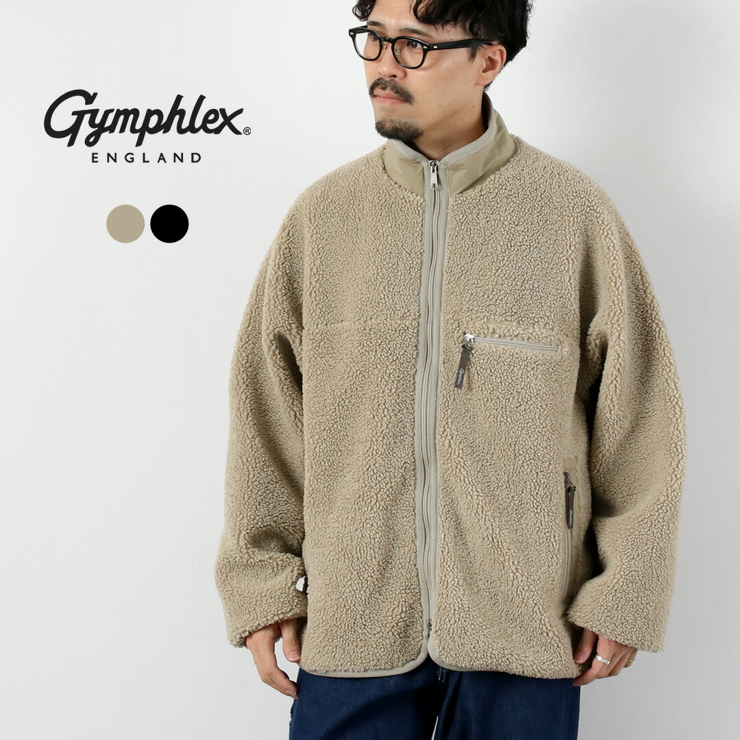 GYMPHLEX（ジムフレックス） コージー ライトボア ブルゾン / メンズ フリース #GY-A0250 BOL_COZY LIGHT BOA BLOUSON